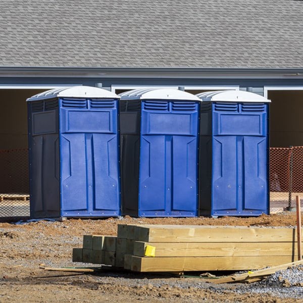 do you offer hand sanitizer dispensers inside the portable restrooms in Lake Harmony